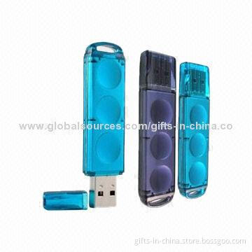 Plastic USB Flash Drives, Supports Plug-and-play Function, OEM Orders Accepted